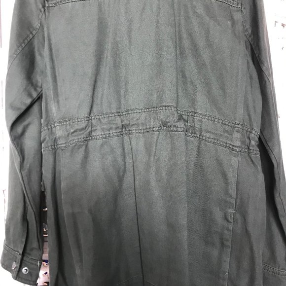 NWT Levi's Army Green Zip-Up Military Jacket Small - Picture 14 of 15